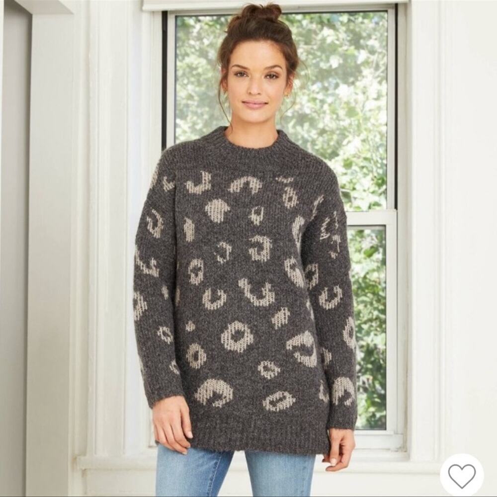 Universal Thread Gray Knit Sweater Size XS